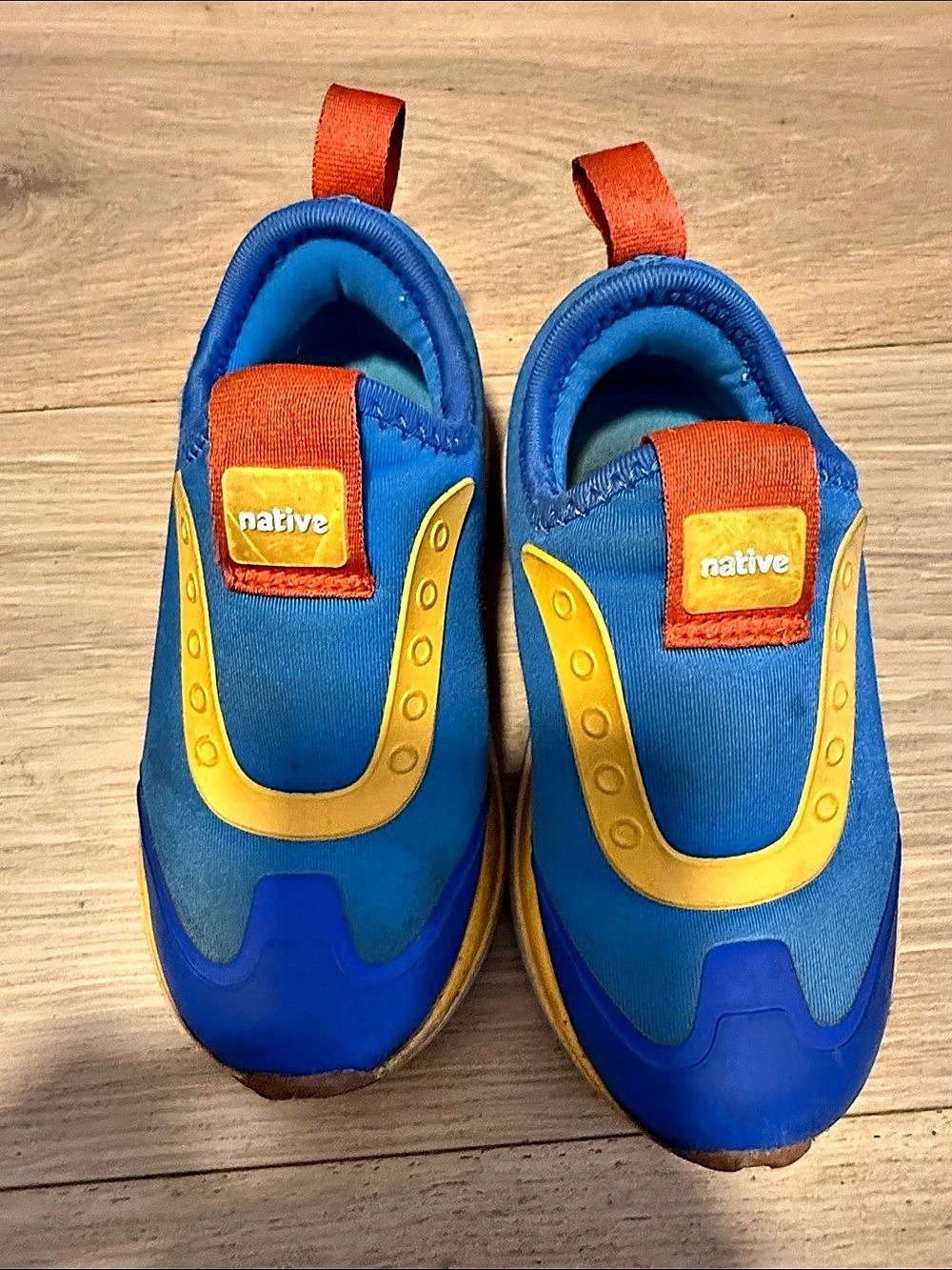 Native Blue & Yellow Water Shoes